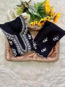 Hayaat Designer Cut Work Set - Chikankari official
