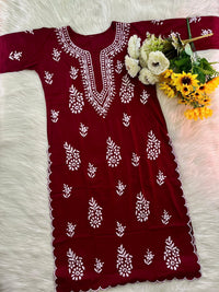 Hayaat Designer Cut Work Set - Chikankari official