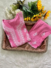 Hayaat Designer Cut Work Set - Chikankari official