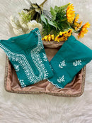 Hayaat Designer Cut Work Set - Chikankari official