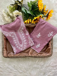 Hayaat Designer Cut Work Set - Chikankari official