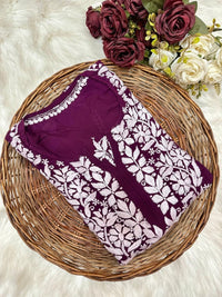 Heavy Ayaat Modal cotton chikankari - Chikankari official