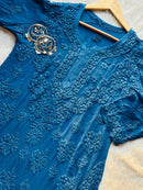 Heavy boota high quality viscose handwork - Chikankari official