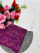 Heavy Chadi Daman Ghasspatti short top - Chikankari official
