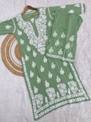 Heavy chikan Work Modal cotton Combo - Chikankari official