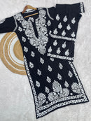 Heavy chikan Work Modal cotton Combo - Chikankari official