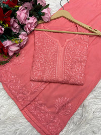 Heavy Daman Handwork Co - ord Set - Chikankari official