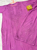 Heavy Daman Modal Muqaish Kurta - Chikankari official