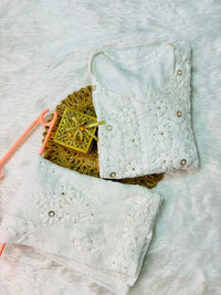 Heavy Daman Modal Muqaish Kurta - Chikankari official
