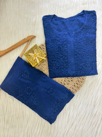 Heavy Daman Modal ( Set Achal Special ) - Chikankari official