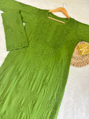 Heavy Daman Modal ( Set Achal Special ) - Chikankari official
