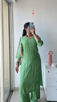 Heavy Daman Modal ( Set Achal Special ) - Chikankari official