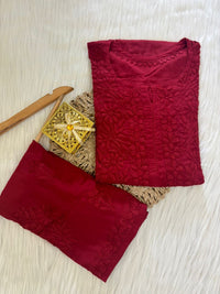 Heavy Daman Modal ( Set Achal Special ) - Chikankari official