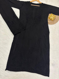 Heavy Daman Originally Handmade Pure Modal 3pc - Chikankari official