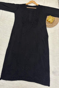 Heavy Daman Originally Handmade Pure Modal 3pc - Chikankari official