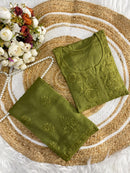 Heavy Daman Pastle Soft Rayon embroidered set - Chikankari official