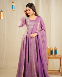 Heavy Designer Party Wear Gown with Dupatta - Chikankari official