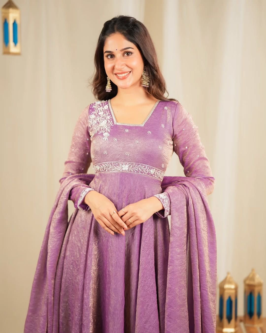 Heavy Designer Party Wear Gown with Dupatta - Chikankari official