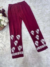 Heavy embroidery Rayon Designer Kurta Set - Chikankari official