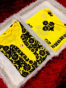 Heavy Hand embroidered Rayon Chikankari 2pc set - Chikankari official