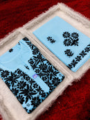 Heavy Hand embroidered Rayon Chikankari 2pc set - Chikankari official