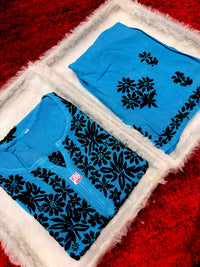 Heavy Hand embroidered Rayon Chikankari 2pc set - Chikankari official