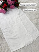 Heavy handwork Fine rich Modal soft Kurta with bottom - Chikankari official