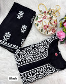 Heavy Handwork Kurti Combo with potli - Chikankari official
