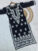 Heavy Modal cotton kurta - Chikankari official