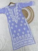 Heavy Modal cotton kurta - Chikankari official