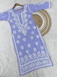 Heavy Modal cotton kurta - Chikankari official