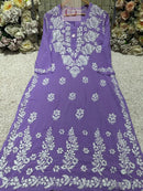 Heavy Modal Cotton Kurta - Chikankari official