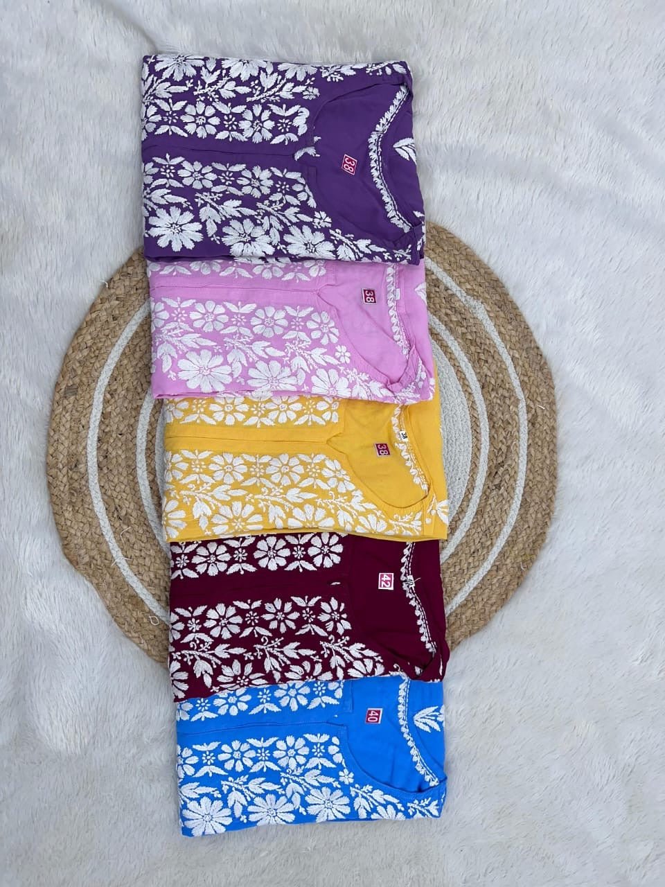 Heavy Modal cotton kurta - Chikankari official
