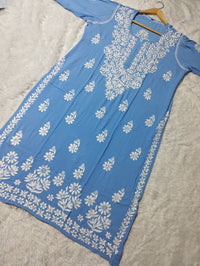 Heavy modal cotton kurti - Chikankari official
