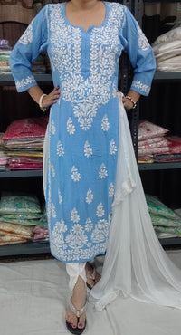 Heavy modal cotton kurti - Chikankari official