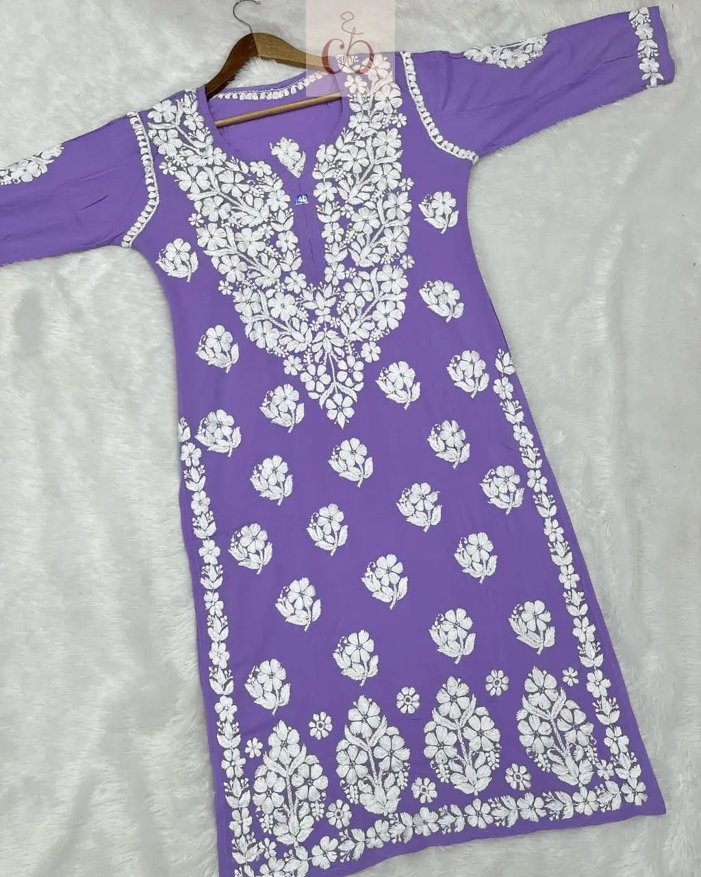 Heavy Modal Cotton Kurtis - Chikankari official