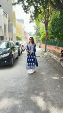 Heavy Modal Kurta with Flower buti - Chikankari official