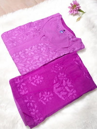 Heavy Ombre Dyed Modal Plazzo Combo - Chikankari official