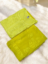 Heavy Ombre Dyed Modal Plazzo Combo - Chikankari official