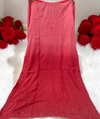 Heavy Ombre Dyed Modal Plazzo Combo - Chikankari official