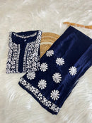 Heavy Rayon Chikankari Kurta Plazzo Set - Chikankari official