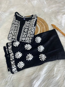 Heavy Rayon Chikankari Kurta Plazzo Set - Chikankari official