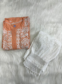Heavy Rayon chikankari kurti - Chikankari official