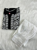 Heavy Rayon chikankari kurti - Chikankari official