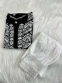 Heavy Rayon chikankari kurti - Chikankari official