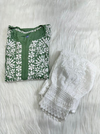 Heavy Rayon chikankari kurti - Chikankari official