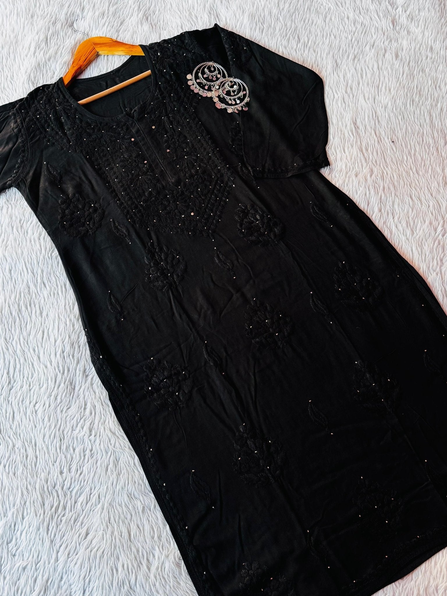 Heavy Rayon Zoya Muqaish Combo - Chikankari official