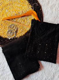 Heavy Rayon Zoya Muqaish Combo - Chikankari official