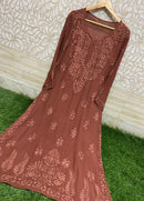 Heavy Viscose Front and Back side Worked Kurta - Chikankari official