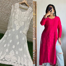 Heavy Viscose Front and Back side Worked Kurta - Chikankari official